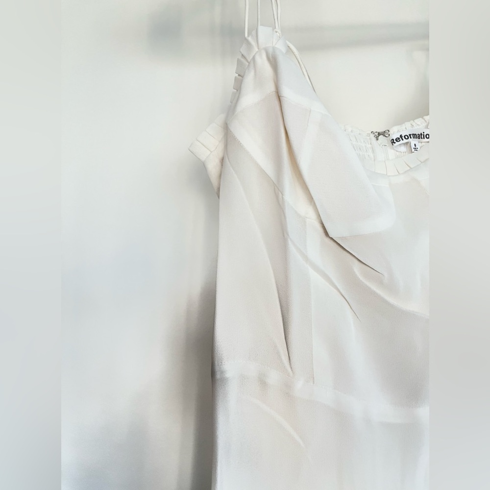 NWT Reformation Ronan Ivory midi dress - Picture 10 of 11